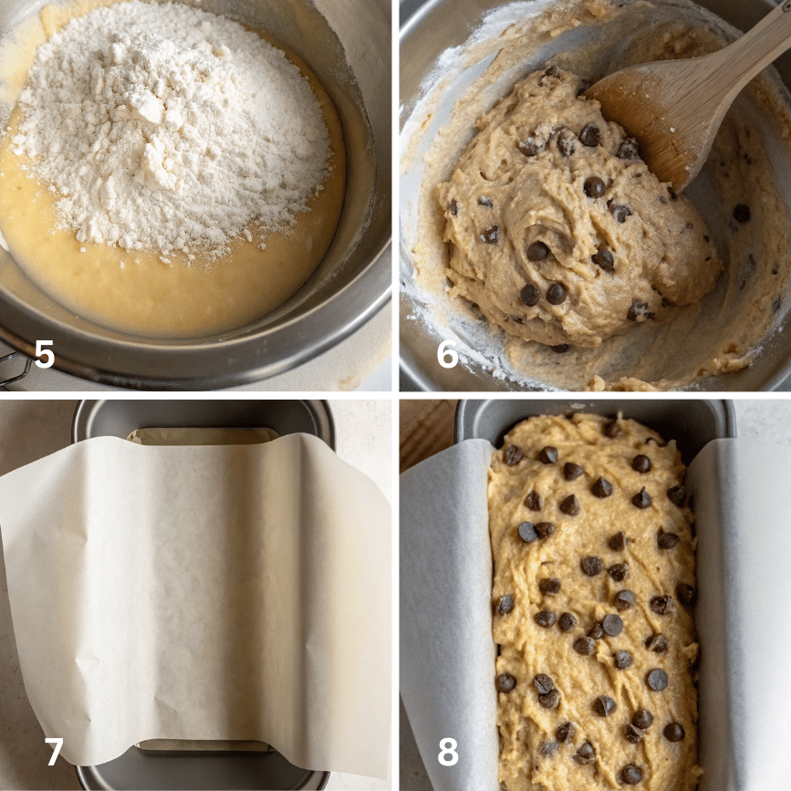 Cottage Cheese Banana Bread: The Best Moist & Healthy Recipe Ever 9 Blended banana and cottage cheese mixture in a bowl