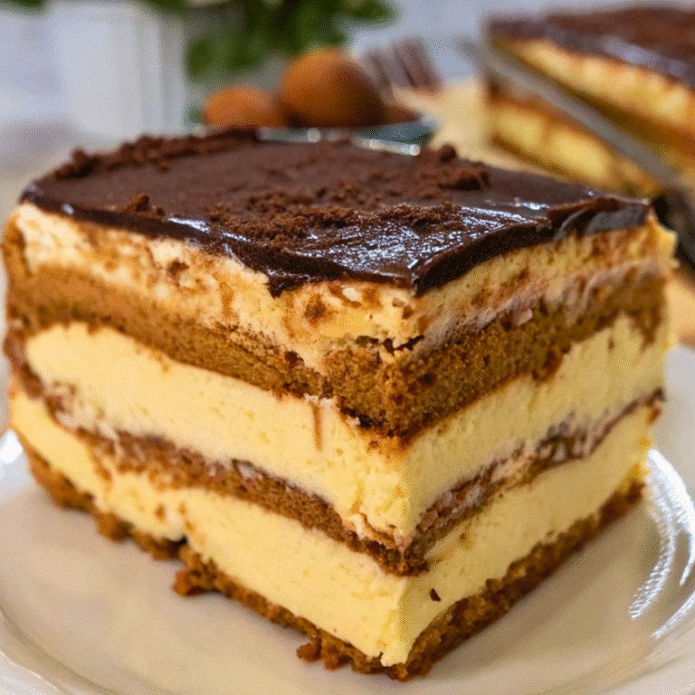 No-Bake Boston Cream Cake