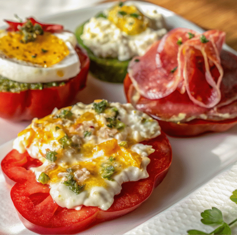 Heirloom Tomato Flight – The Viral Summer Appetizer Everyone’s Talking About 2 Heirloom Tomato Flight on a summer appetizer board