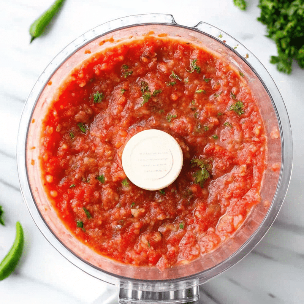 ingredients for homemade salsa recipe
