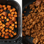 Hot honey ground beef bowl variations with turkey, tofu, and lentils
