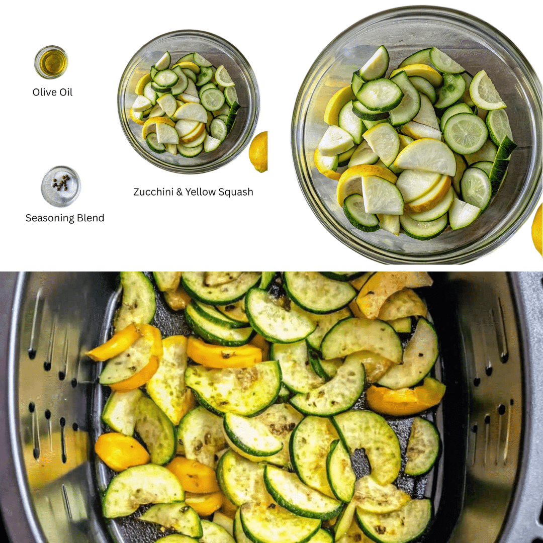 zucchini-squash-airfryer-inprogress.png zucchini and squash cooking in air fryer basket