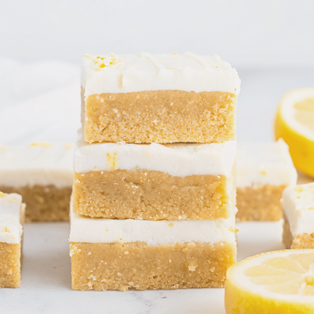 mixing-lemon-brownie-batter.jpg Mixing no bake lemon brownie batter in a glass bowl