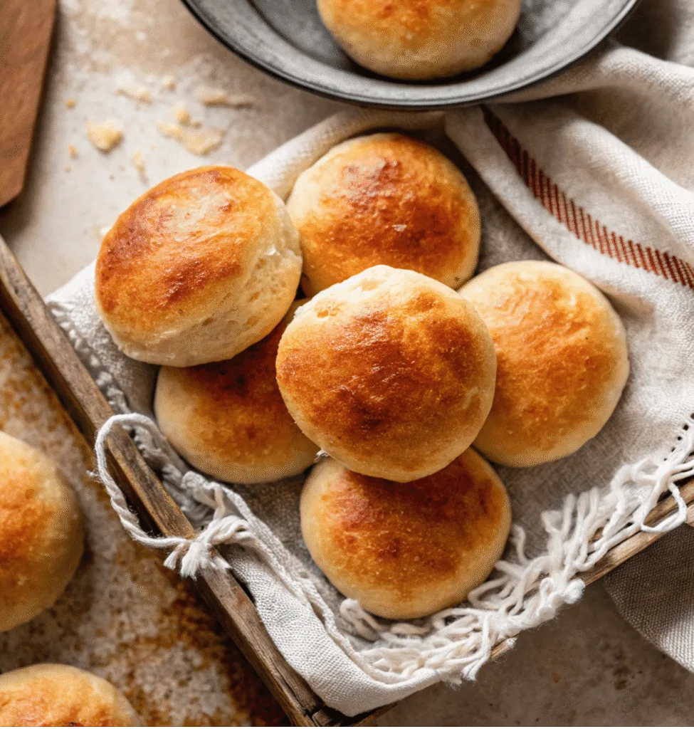 2 ingredient cottage cheese bread rolls fresh out of oven