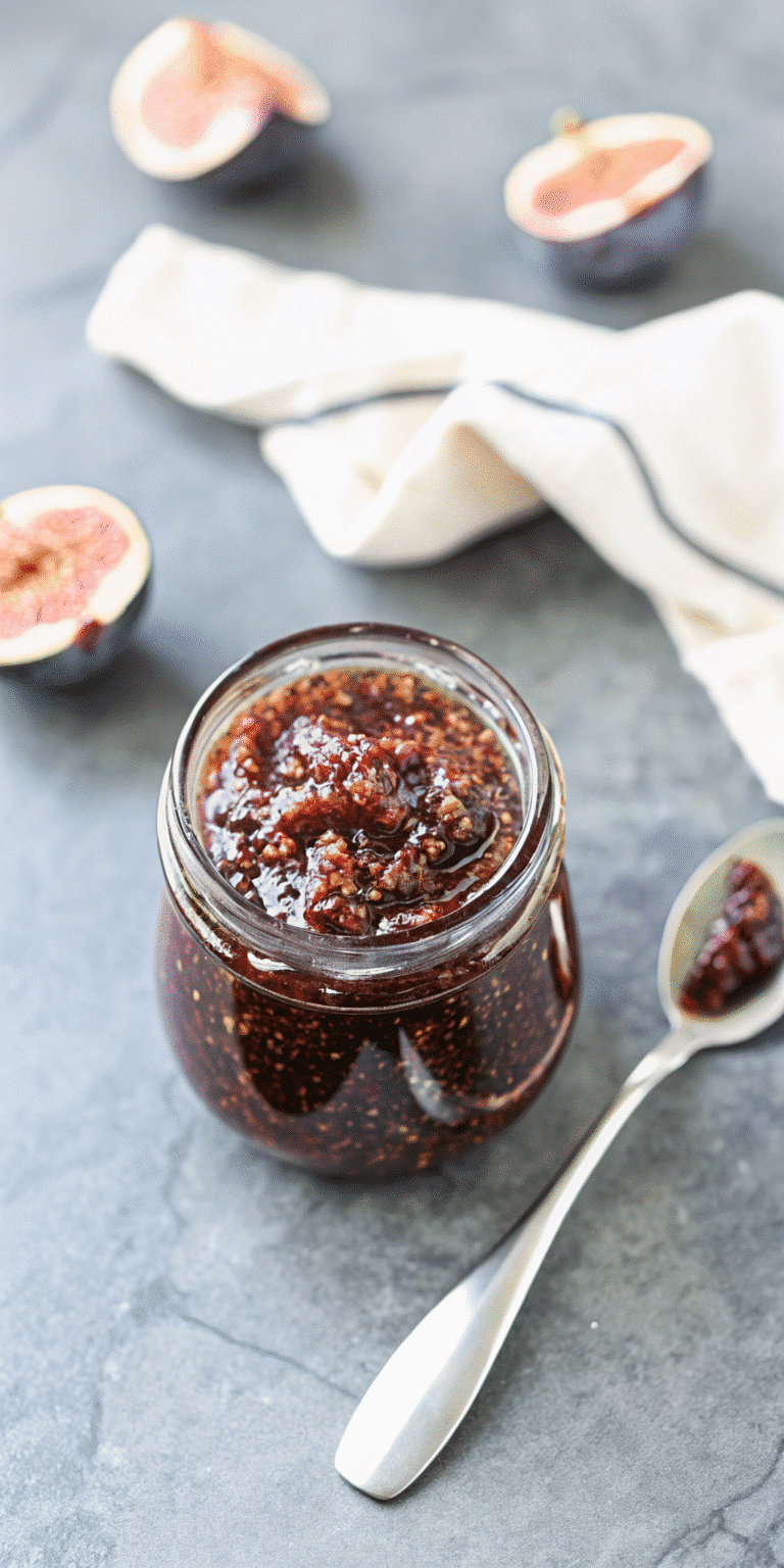 Small Batch Canned Fig Preserves – Easy Homemade Guide 2 small batch canned fig preserves in jars with figs
