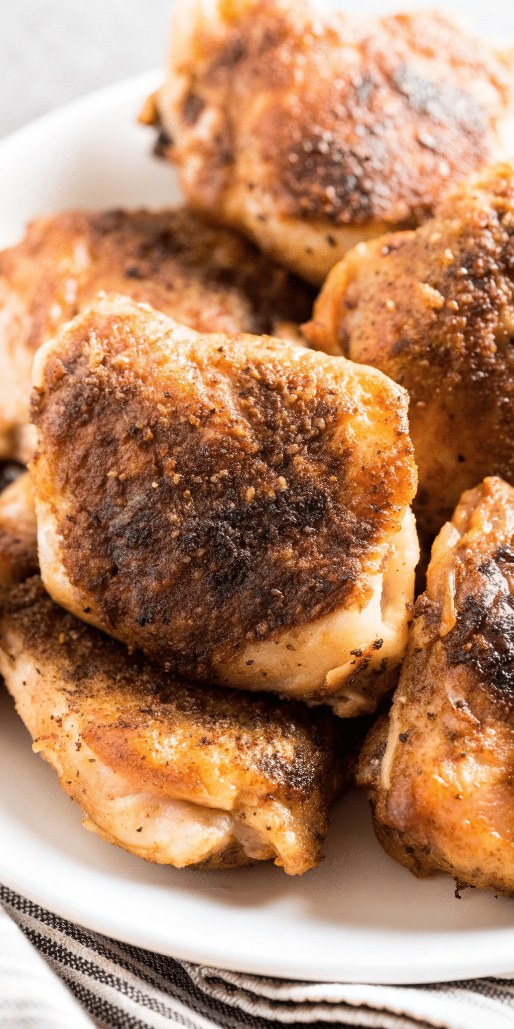 Crispy Oven Baked Chicken Thighs Recipe
