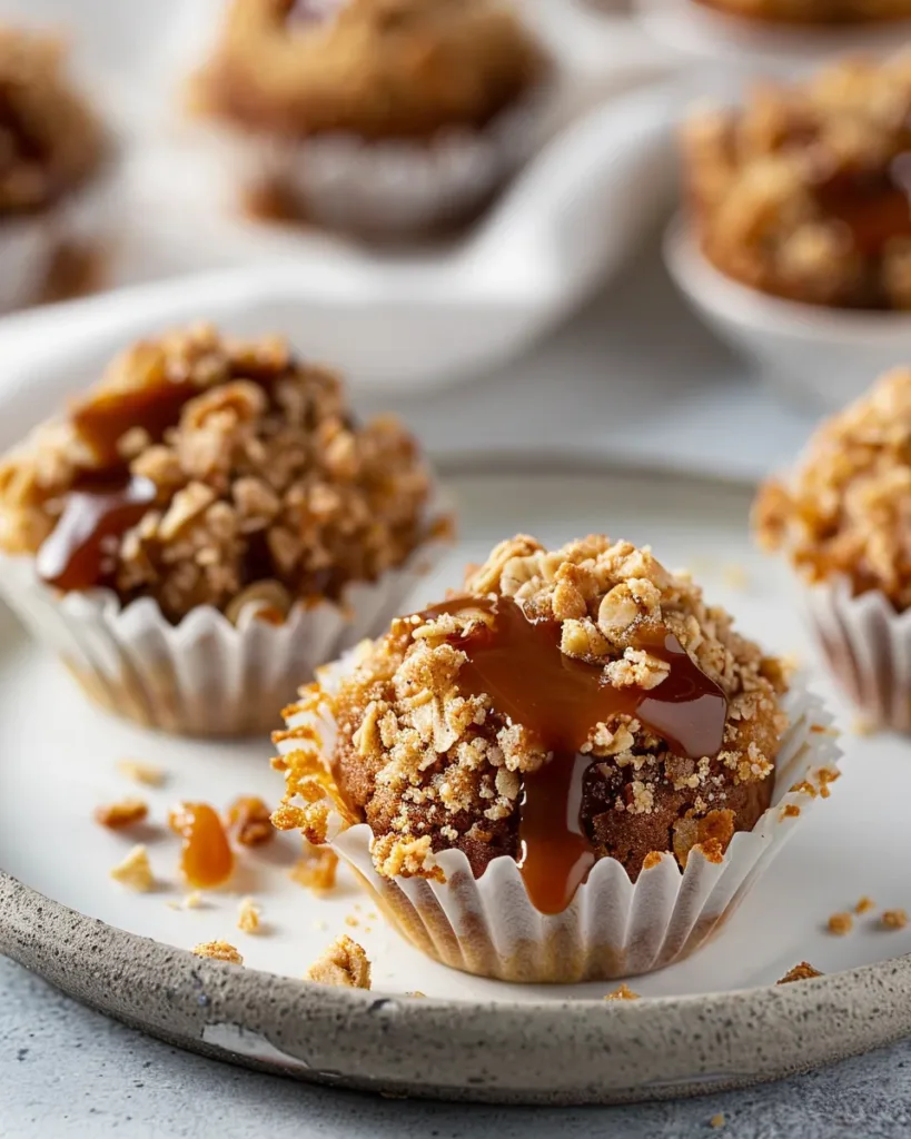 Caramel Apple Crisp Bites