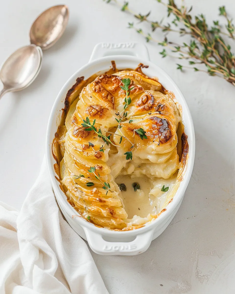 Creamy Scalloped Potatoes Delicious Comfort Food Recipe 4 Creamy Scalloped Potatoes upscaled 68e574c7e1972