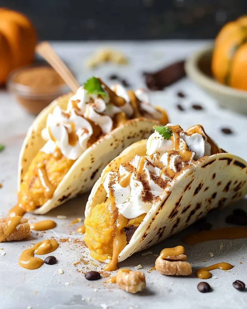 Pumpkin Spice Latte Tacos