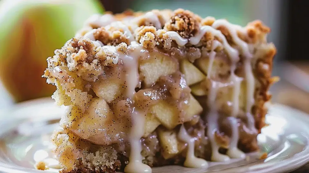 cinnamon apple crumb cake