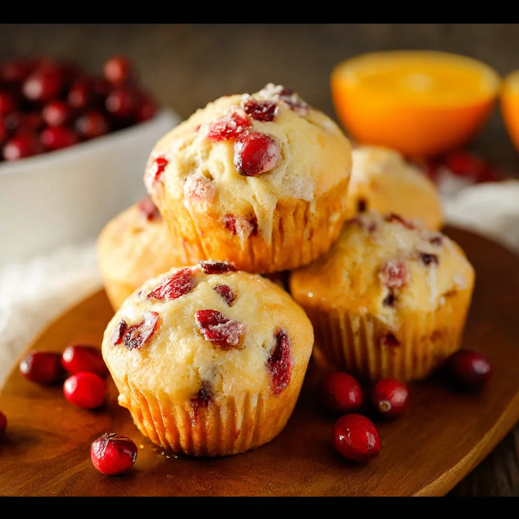 CRANBERRY ORANGE MUFFINS