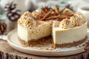Eggnog Cheesecake