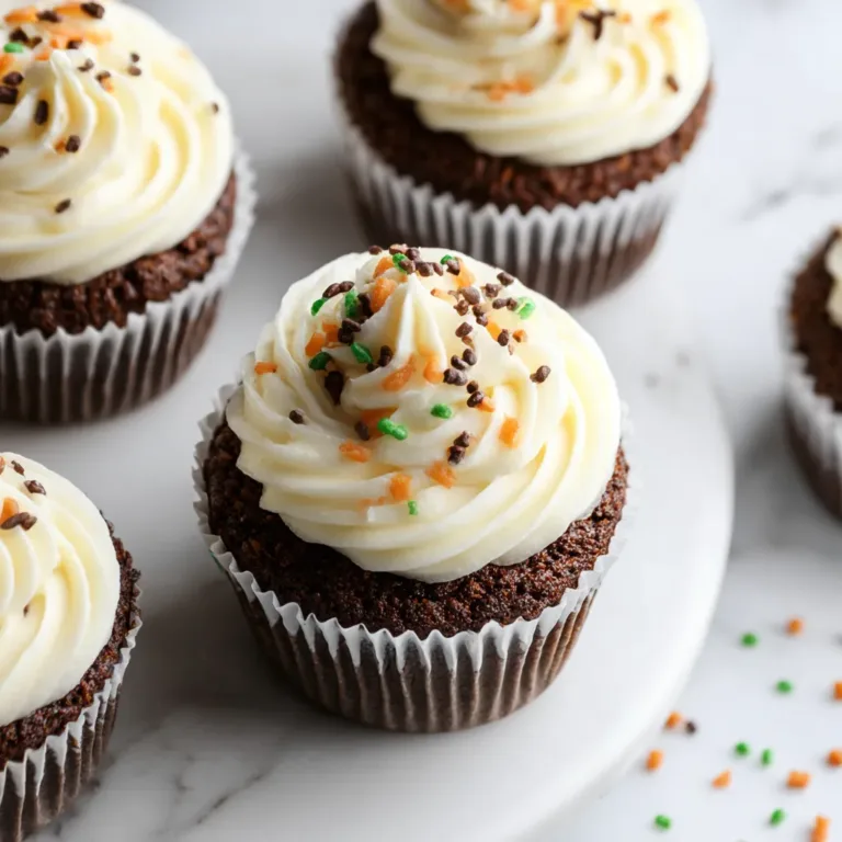 Chocolate Carrot Cupcakes