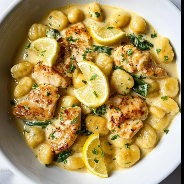 LEMON CHICKEN GNOCCHI