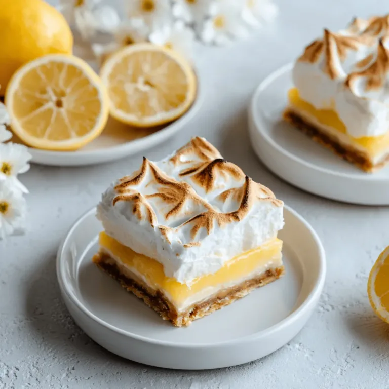 Lemon Meringue Pie Bars
