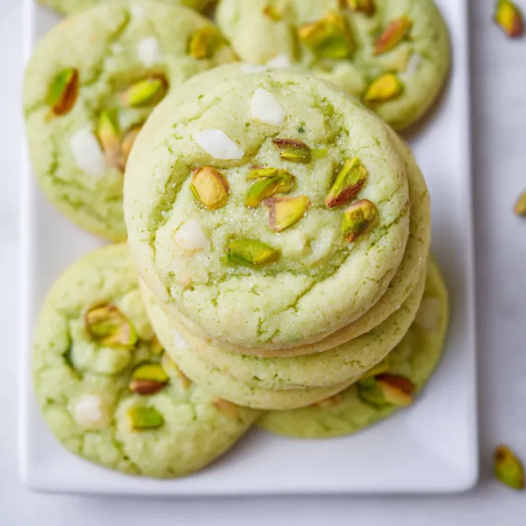 PISTACHIO PUDDING COOKIES
