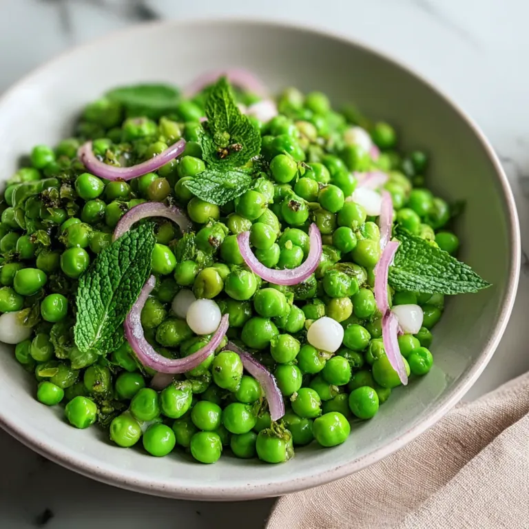 Spring Pea Salad with Mint