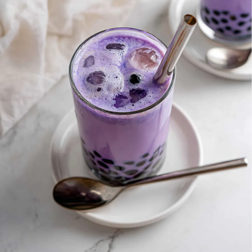 Ube Milk Tea (Ube Bubble Tea)