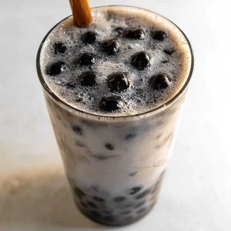 Black Sesame Bubble Tea