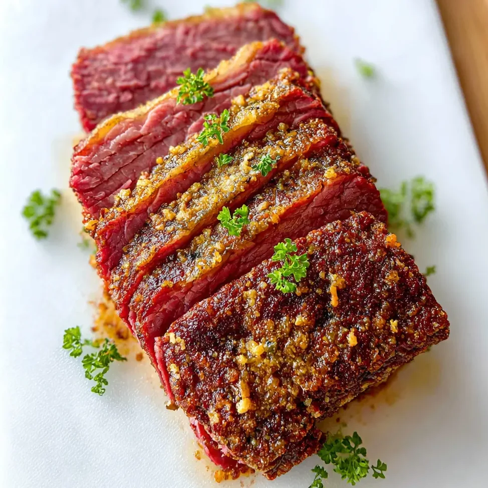 Crispy Corned Beef (Oven or Slow Cooker)