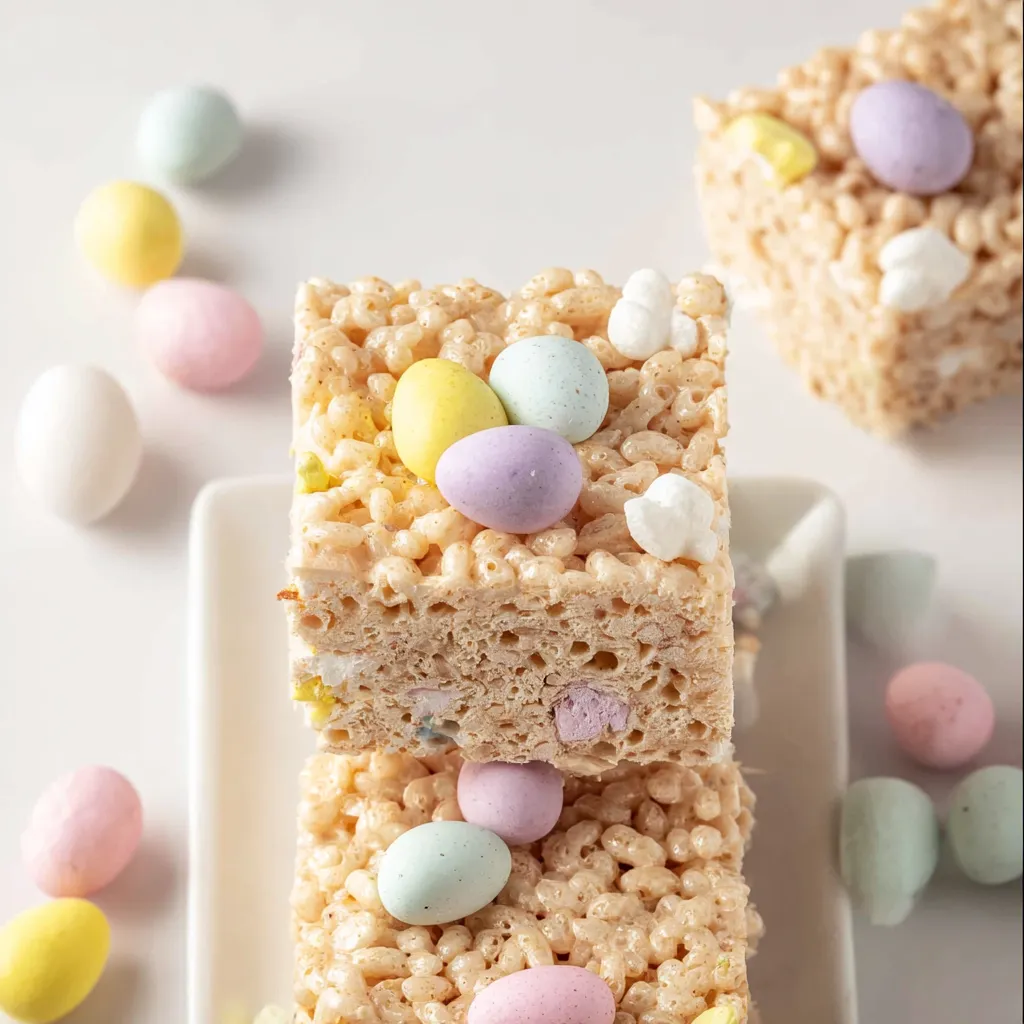 Easter Rice Krispie Treats with Mini Eggs 1 174 easter rice krispies treats 4 69852d925518b 1