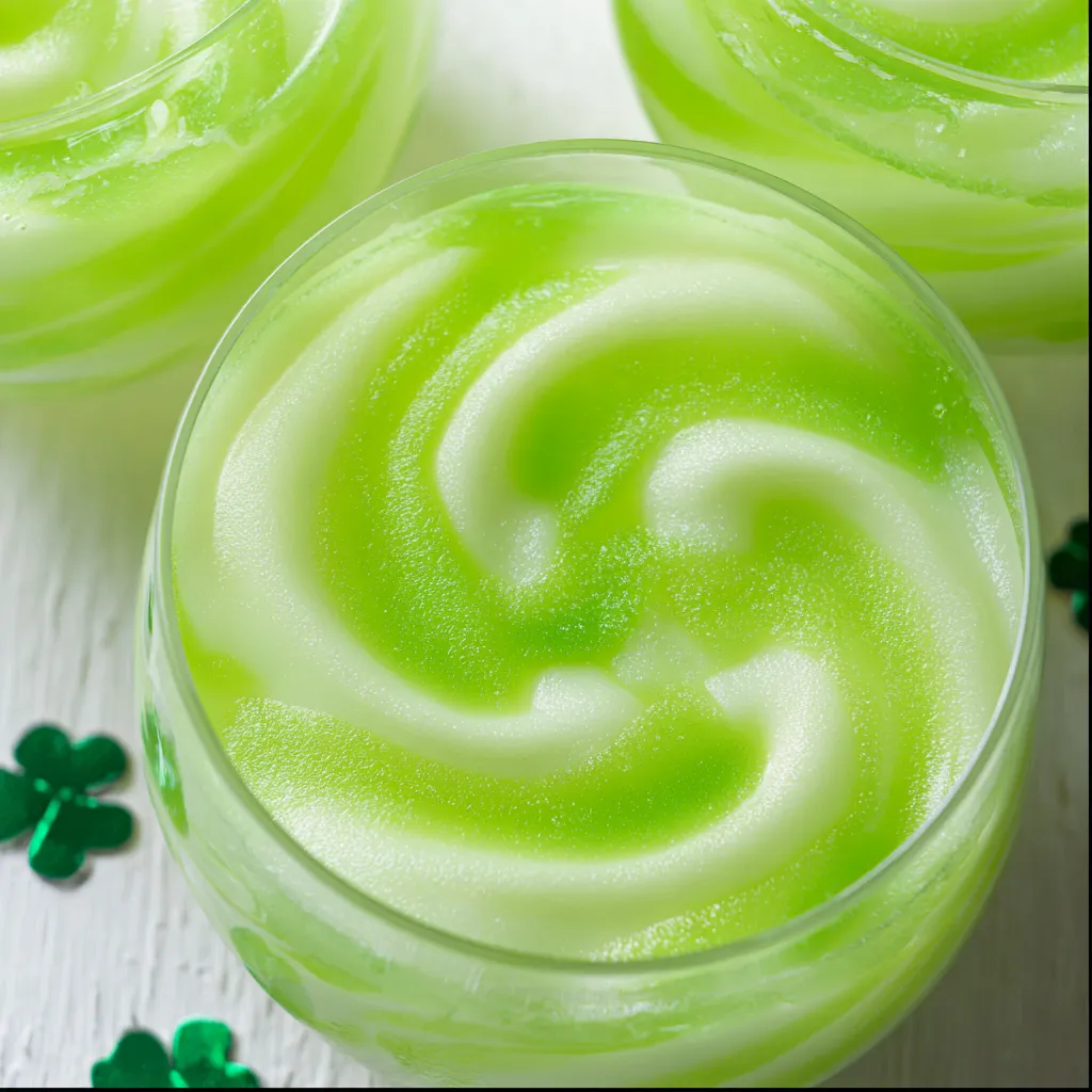 Lime Jello Whips for St. Patrick’s Day