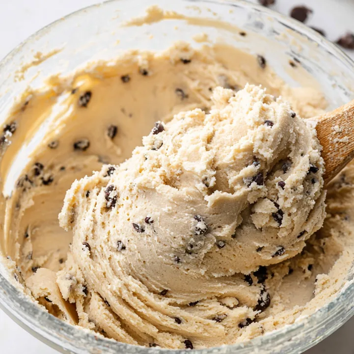 The Best Chocolate Chip Cookie Dough Frosting (Safe & Fluffy!) 6 image 33 edited