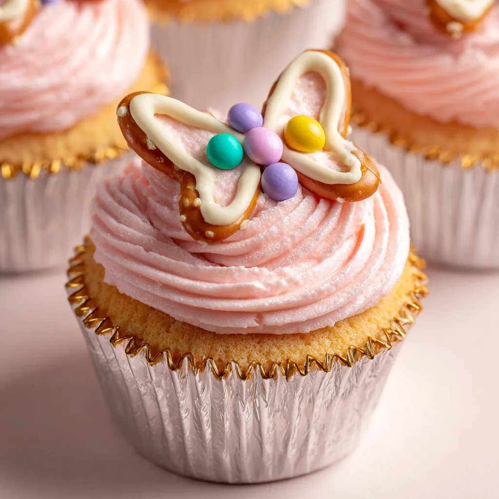 Easy Butterfly Cupcakes with Pretzel Wings 6 image 7